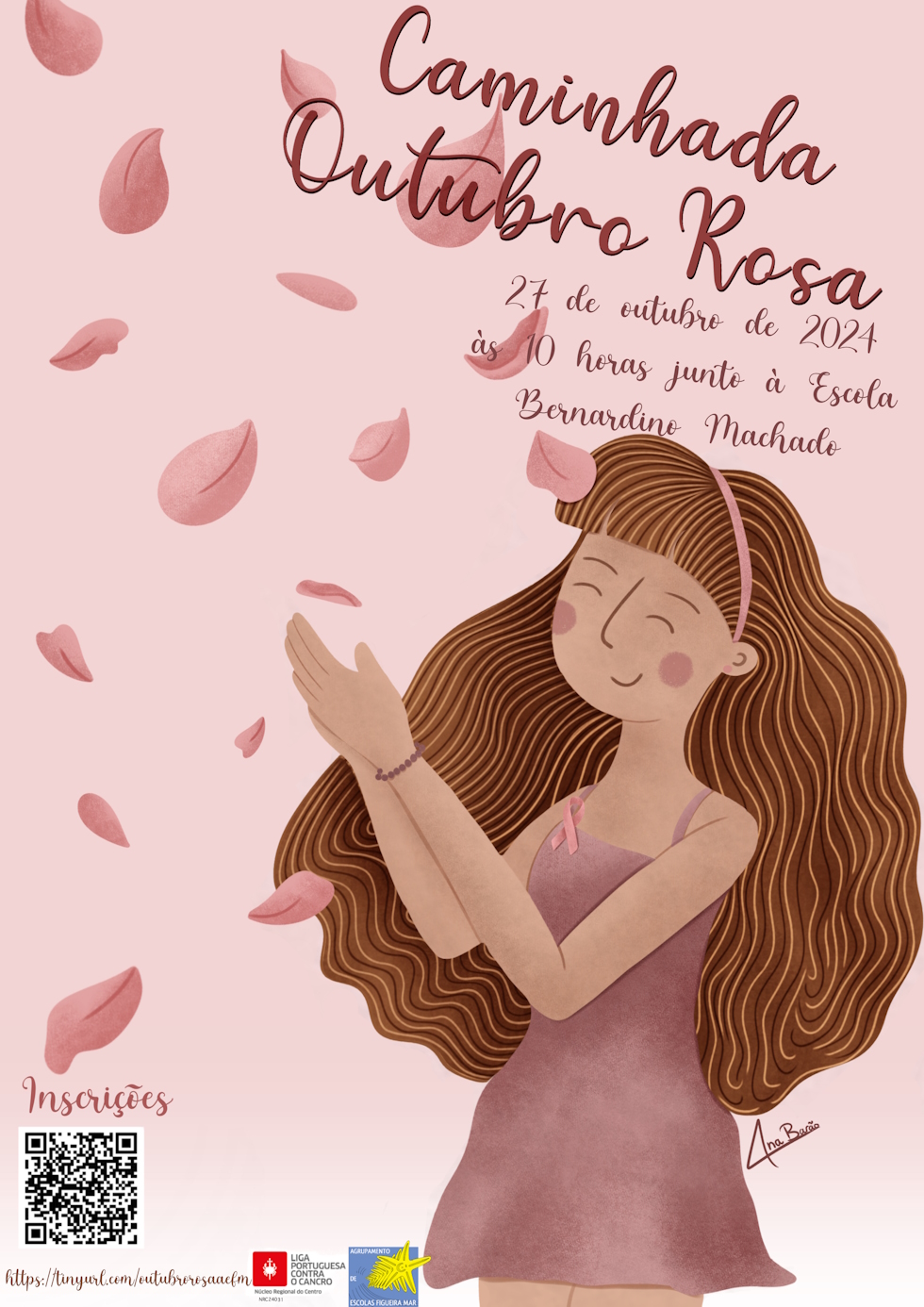 Cartaz Caminhada Outubro Rosa-AEFM