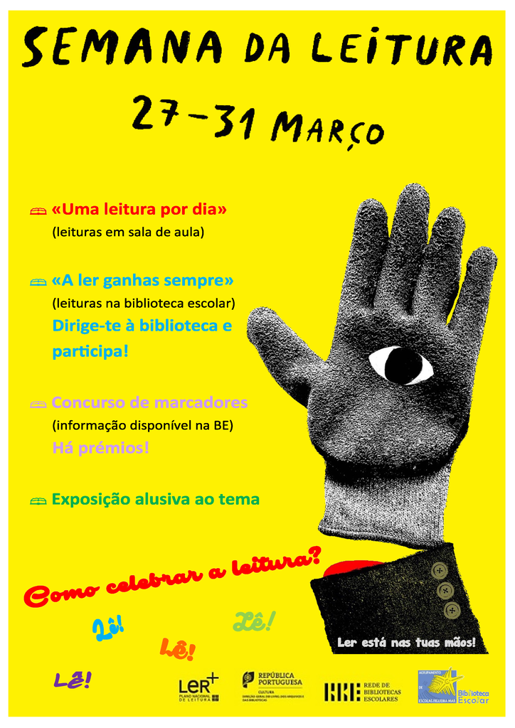 Semana da leitura 2022-2023 - CARTAZ