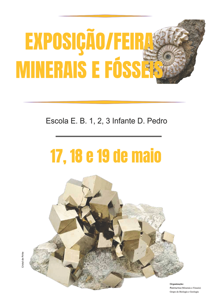 Cartaz - EB23 IDP - Feira de Minerais