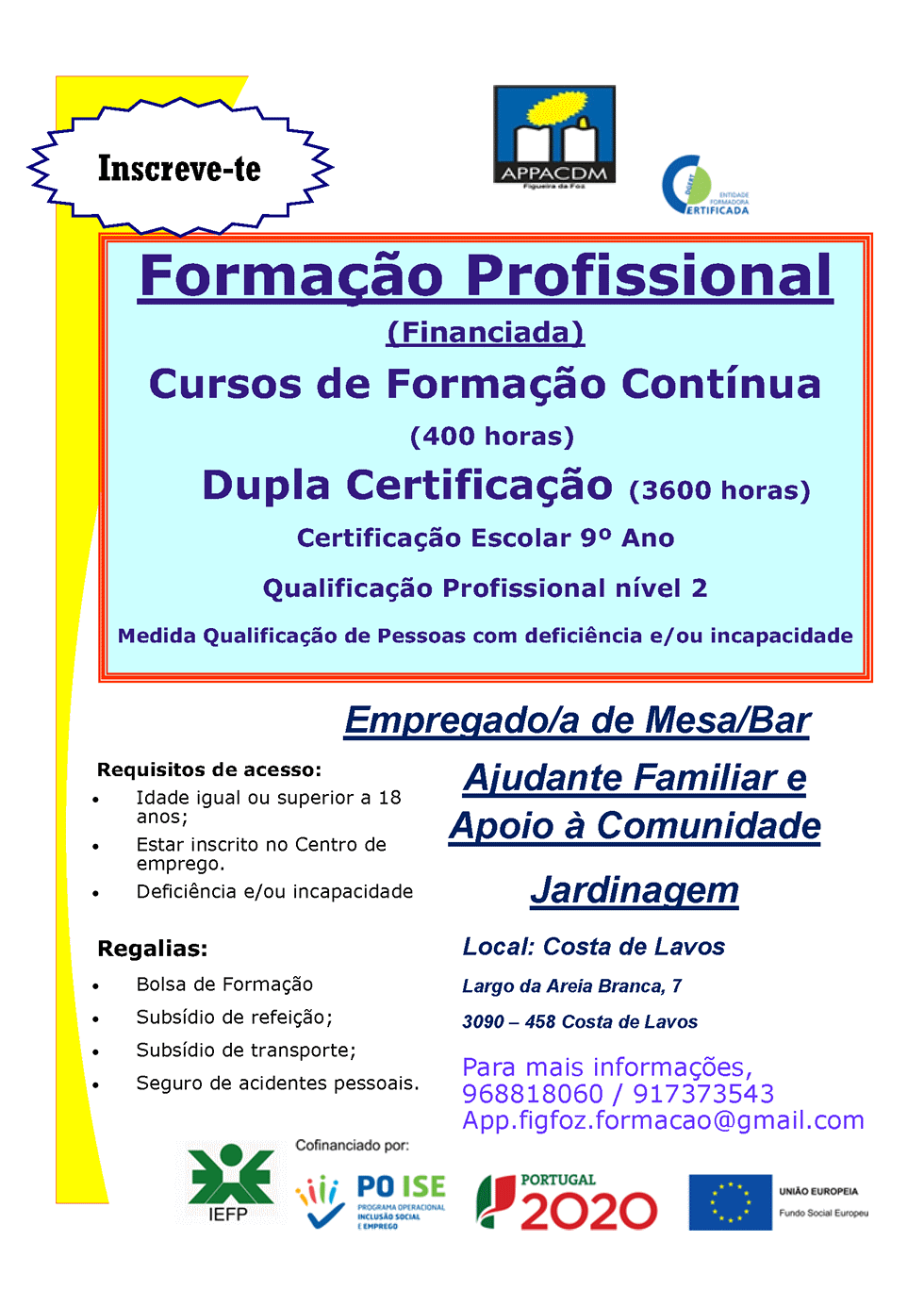 Cartaz Formação PDCI