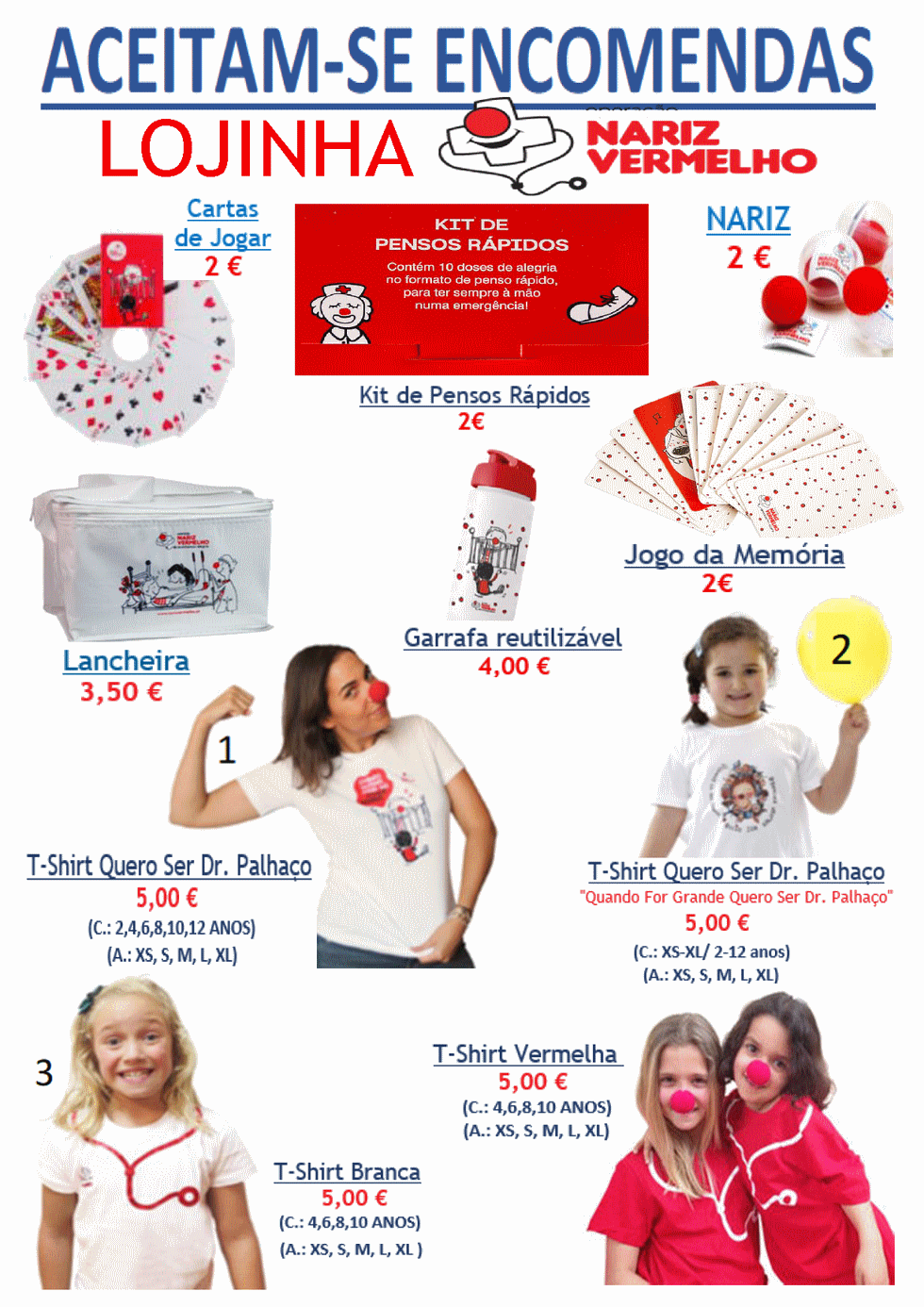 Produtos Nariz Vermelho 2023